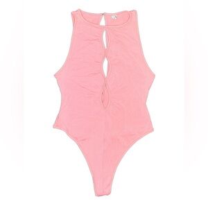 Pink Sleeveless Bodysuit